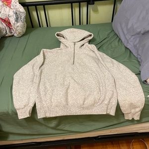TNA Fleece 1/2 Zip Boyfriend Hoodie